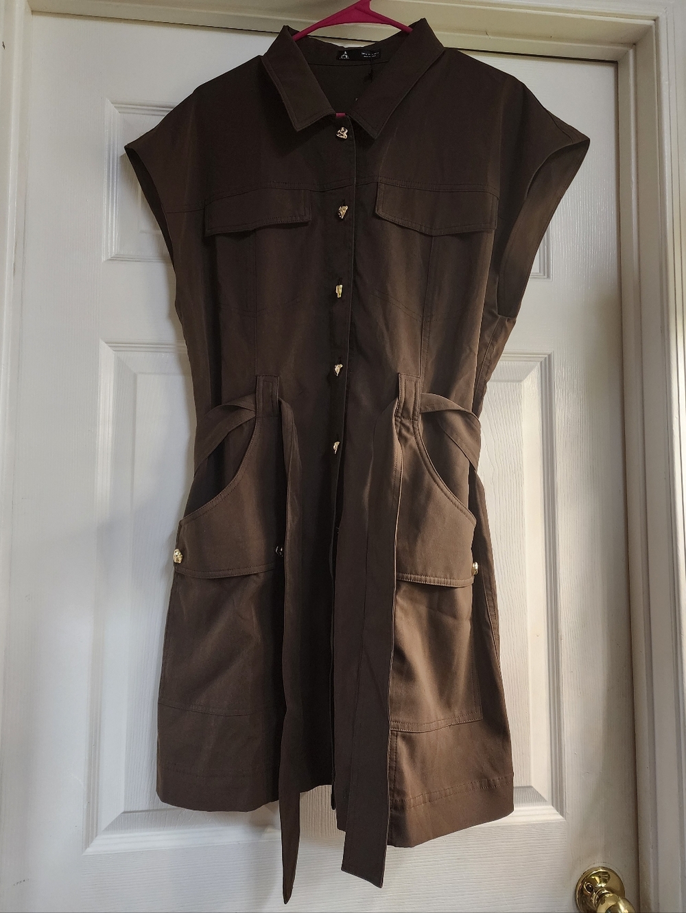 Brown SHEIN Dress ANEWSTA